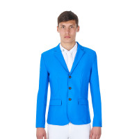 Giacca da concorso uomo Equestro x FISE tre bottoni Blu di Savoia
