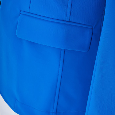 Giacca da concorso uomo Equestro x FISE tre bottoni Blu di Savoia