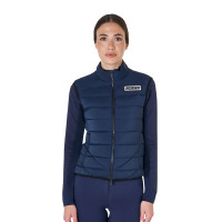 Gilet da donna Equestro in nylon senza maniche Blazer marine Blu marino Gilet da donna Equestro in nylon senza maniche Blazer marine Blu marino