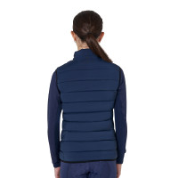 Gilet senza maniche da ragazza Equestro in nylon tecnico Blazer marine Blu marino