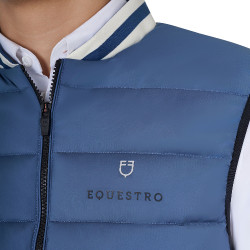 Gilet da uomo Equestro in nylon Mare di Bering Blu