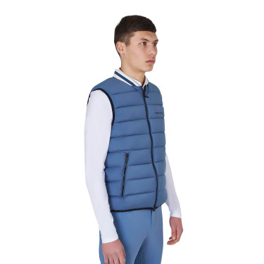Gilet da uomo Equestro in nylon Mare di Bering Blu