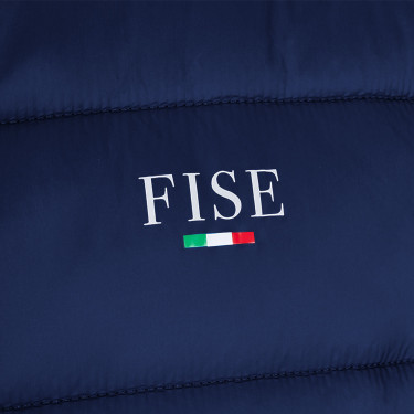 Gilet da uomo senza maniche Equestro x FISE taglio slim Blazer marine Blu marino