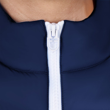 Gilet da uomo senza maniche Equestro x FISE taglio slim Blazer marine Blu marino