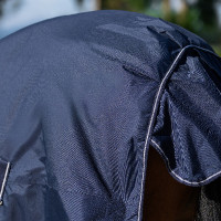 Coperta da paddock Imperial Riding Basic con collo alto 200 g Marina Blu marino