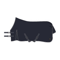 Coperta da paddock Imperial Riding Basic senza copricollo 300 g Marina Blu marino