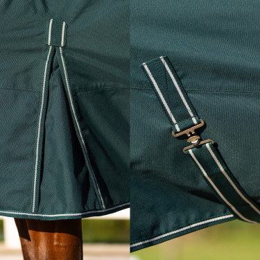 Coperta da paddock Imperial Riding Basic con copricollo amovibile 300 g Verde