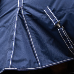 Coperta da paddock Imperial Riding Basic con collo removibile 400 g Marina Blu marino Coperta da paddock Imperial Riding Basic con collo removibile 400 g Marina Blu marino