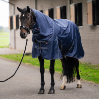Coperta da paddock Imperial Riding Basic con collo removibile 400 g Marina Blu marino Coperta da paddock Imperial Riding Basic con collo removibile 400 g Marina Blu marino
