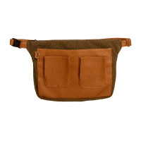 Borsello da cintura Grooming Deluxe by Kentucky Canvas per intrecciare Nero