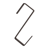 Gancio porta-coperte Mat Grooming Deluxe di Kentucky Nero