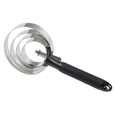 Striglia metallica HV Polo Luxury Nero Striglia metallica HV Polo Luxury Nero