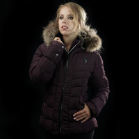 Parka donna RAUMA Flags & Cup Prugna