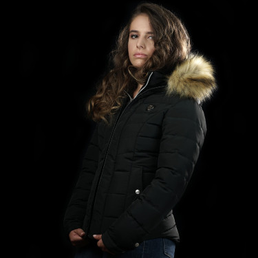 Parka donna VAASA Flags & Cup Nero