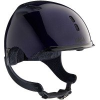 Casco da equitazione Naca Gravity XP Onice nero lucido / oro rosa