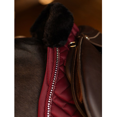 Sottosella Equestrian Stockholm Jumping finto montone Crystal Bordeaux Sottosella Equestrian Stockholm Jumping finto montone Crystal Bordeaux