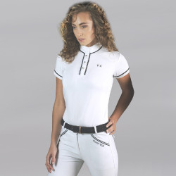 Polo Candiba da donna a maniche corte Flags & Cup Polo Candiba da donna a maniche corte Flags & Cup