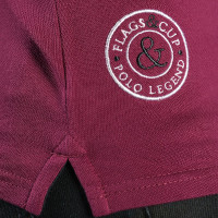 Polo donna BOGOTA Flags & Cup Lampone Rosso Polo donna BOGOTA Flags & Cup Lampone Rosso