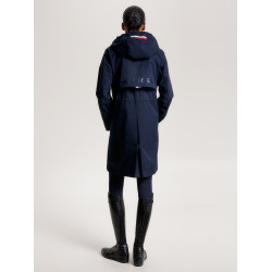 Impermeabile lungo Tommy Hilfiger Equestrian Washington Cielo del deserto Blu Impermeabile lungo Tommy Hilfiger Equestrian Washington Cielo del deserto Blu