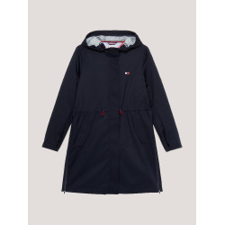 Impermeabile lungo Tommy Hilfiger Equestrian Washington Cielo del deserto Blu Impermeabile lungo Tommy Hilfiger Equestrian Washington Cielo del deserto Blu