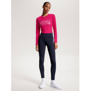 Leggings da equitazione Tommy Hilfiger Equestrian Rome donna full grip Cielo del deserto Blu Leggings da equitazione Tommy Hilfiger Equestrian Rome donna full grip Cielo del deserto Blu