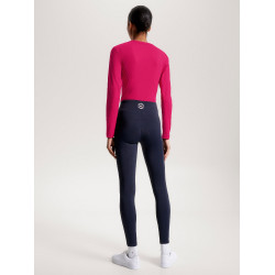 Leggings da equitazione Tommy Hilfiger Equestrian Rome donna full grip Cielo del deserto Blu Leggings da equitazione Tommy Hilfiger Equestrian Rome donna full grip Cielo del deserto Blu