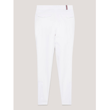 Pantaloni da equitazione Tommy Hilfiger Equestrian quattro stagioni Geneva grip al ginocchio uomo Bianco ottico