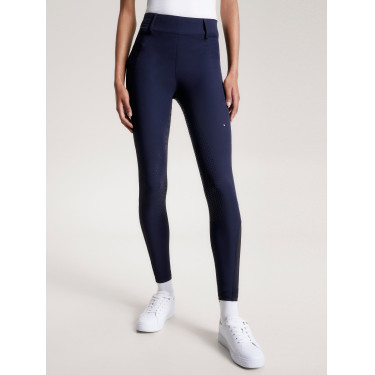 Pantaloni Tommy Hilfiger Equestrian Hudson Hybrid full grip donna Cielo del deserto Blu Pantaloni Tommy Hilfiger Equestrian Hudson Hybrid full grip donna Cielo del deserto Blu