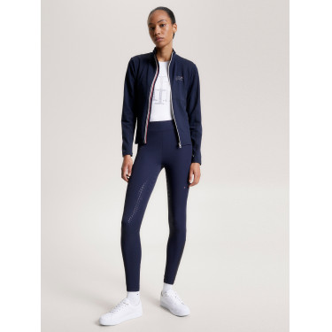 Pantaloni Tommy Hilfiger Equestrian Hudson Hybrid full grip donna Cielo del deserto Blu Pantaloni Tommy Hilfiger Equestrian Hudson Hybrid full grip donna Cielo del deserto Blu