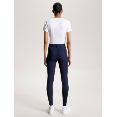 Pantaloni Tommy Hilfiger Equestrian Hudson Hybrid full grip donna Cielo del deserto Blu Pantaloni Tommy Hilfiger Equestrian Hudson Hybrid full grip donna Cielo del deserto Blu