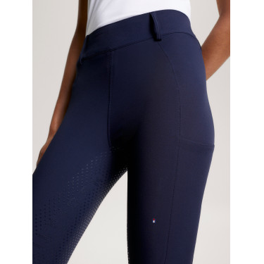Pantaloni Tommy Hilfiger Equestrian Hudson Hybrid full grip donna Cielo del deserto Blu Pantaloni Tommy Hilfiger Equestrian Hudson Hybrid full grip donna Cielo del deserto Blu