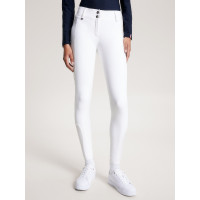Pantaloni Tommy Hilfiger Equestrian Pro full grip donna Bianco ottico Pantaloni Tommy Hilfiger Equestrian Pro full grip donna Bianco ottico