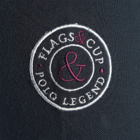 Polo donna TIJUANA Flags & Cup Lampone Rosso Polo donna TIJUANA Flags & Cup Lampone Rosso