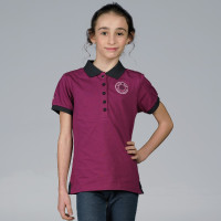 Polo bambino CALI Flags & Cup Lampone