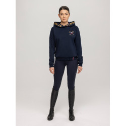 Felpa con cappuccio Tommy Hilfiger Equestrian Colorado logo donna Cielo del deserto Blu Felpa con cappuccio Tommy Hilfiger Equestrian Colorado logo donna Cielo del deserto Blu