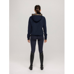 Felpa con cappuccio Tommy Hilfiger Equestrian Colorado logo donna Cielo del deserto Blu Felpa con cappuccio Tommy Hilfiger Equestrian Colorado logo donna Cielo del deserto Blu