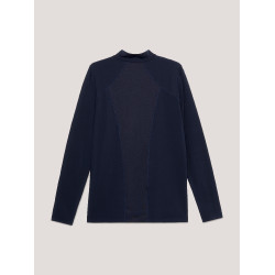 Maglia termica Tommy Hilfiger Equestrian da uomo con zip a 1/4 a maniche lunghe Cielo del deserto Blu Maglia termica Tommy Hilfiger Equestrian da uomo con zip a 1/4 a maniche lunghe Cielo del deserto Blu