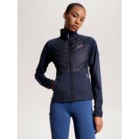 Giacca termica ibrida Tommy Hilfiger Equestrian donna Cielo del deserto Blu