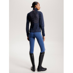 Giacca termica ibrida Tommy Hilfiger Equestrian donna Cielo del deserto Blu