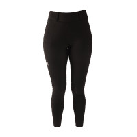 Leggings da equitazione Kentucky Classic con grip al ginocchio donna Nero
