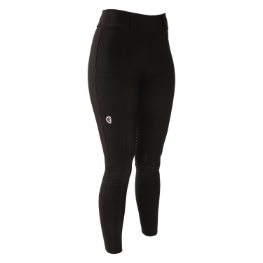 Leggings da equitazione Kentucky Classic con grip al ginocchio donna Nero Leggings da equitazione Kentucky Classic con grip al ginocchio donna Nero