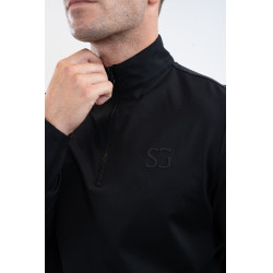 Polo SG x Harcour Minka uomo Nero Polo SG x Harcour Minka uomo Nero