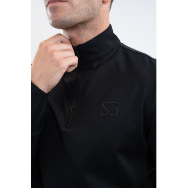 Polo SG x Harcour Minka uomo Nero Polo SG x Harcour Minka uomo Nero