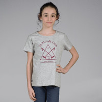 Maglietta per bambini CUZCO Flags & Cup Grigio melange