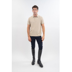 Polo SG x Harcour Nino homme Lino Beige Polo SG x Harcour Nino homme Lino Beige