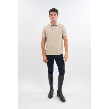 Polo SG x Harcour Nino homme Lino Beige Polo SG x Harcour Nino homme Lino Beige