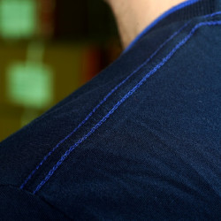 Maglietta uomo TIAPARO Flags & Cup Blu navy