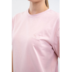 T-shirt SG x Harcour Lucky maniche corte Peonia Rosa