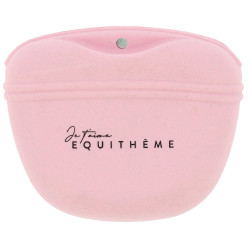 Borsetta porta-leccornie in silicone Je t'aime Equithème Rosa