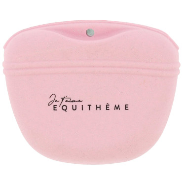 Borsetta porta-leccornie in silicone Je t'aime Equithème Rosa